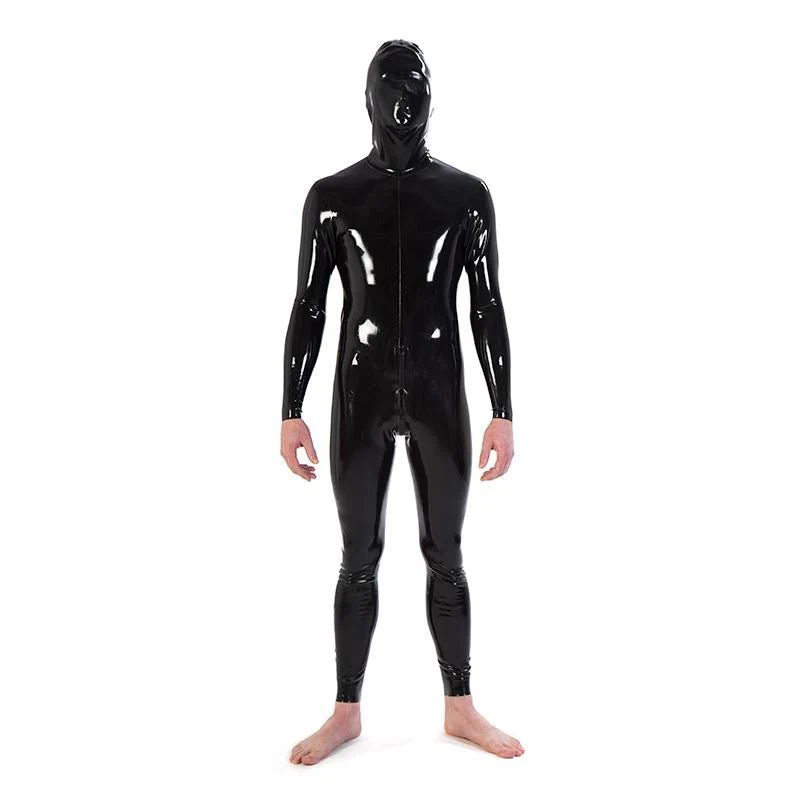 Hooded Rubber Catsuit