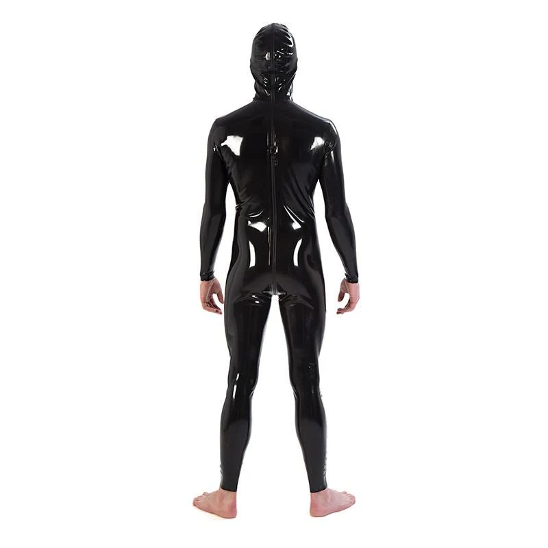 Hooded Rubber Catsuit - Image 3