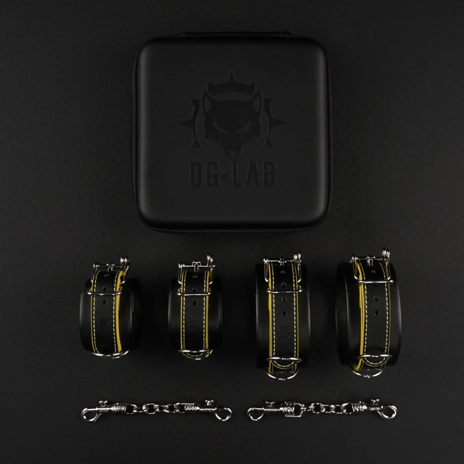 Hunter Wrist & Ankle Restraint Set, Yellow - Image 4