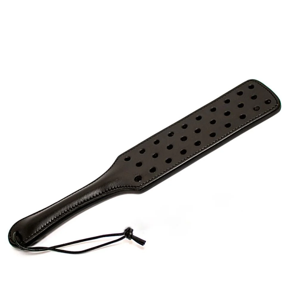 Leather Paddle with Holes