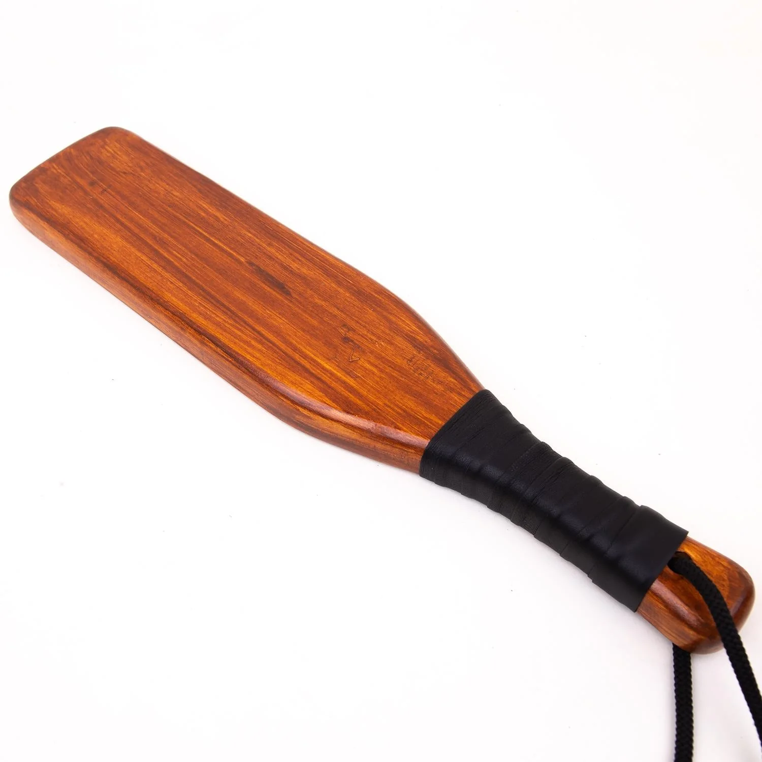 Leather Wrapped Spanker, Wooden Paddle - Image 3