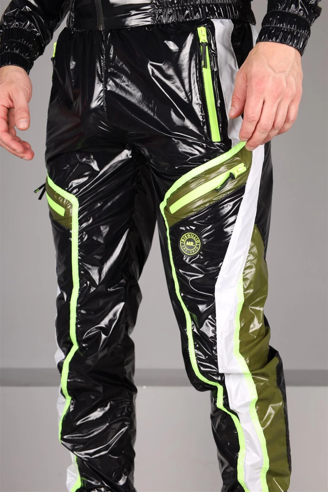 Funis Track Pants, Green - Image 3