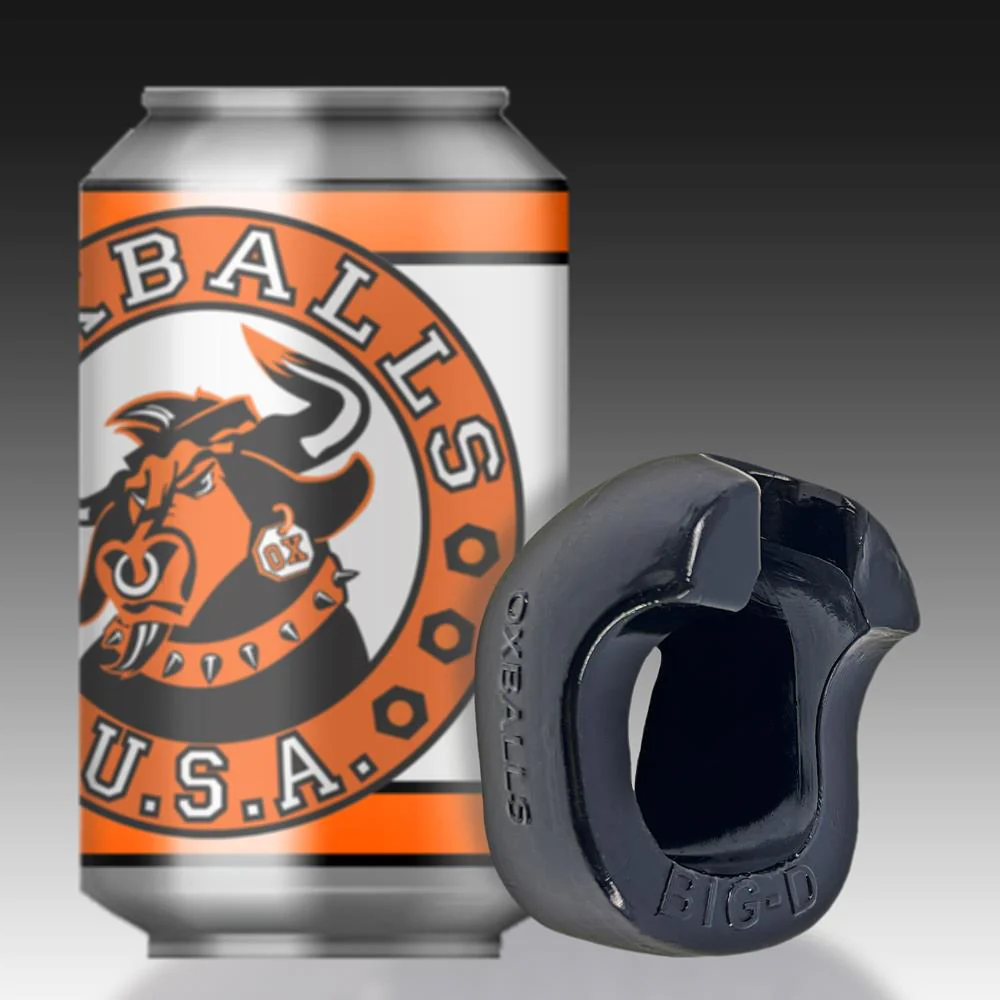 OXBALLS Big-D, Shaft Grip Cockring, Black - Image 3