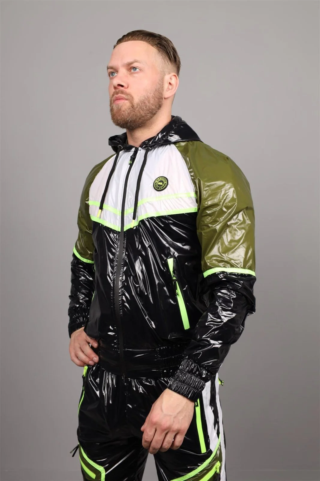 Funis Track Top, Green