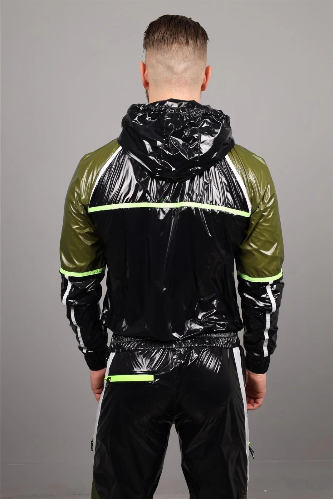 Funis Track Top, Green - Image 2