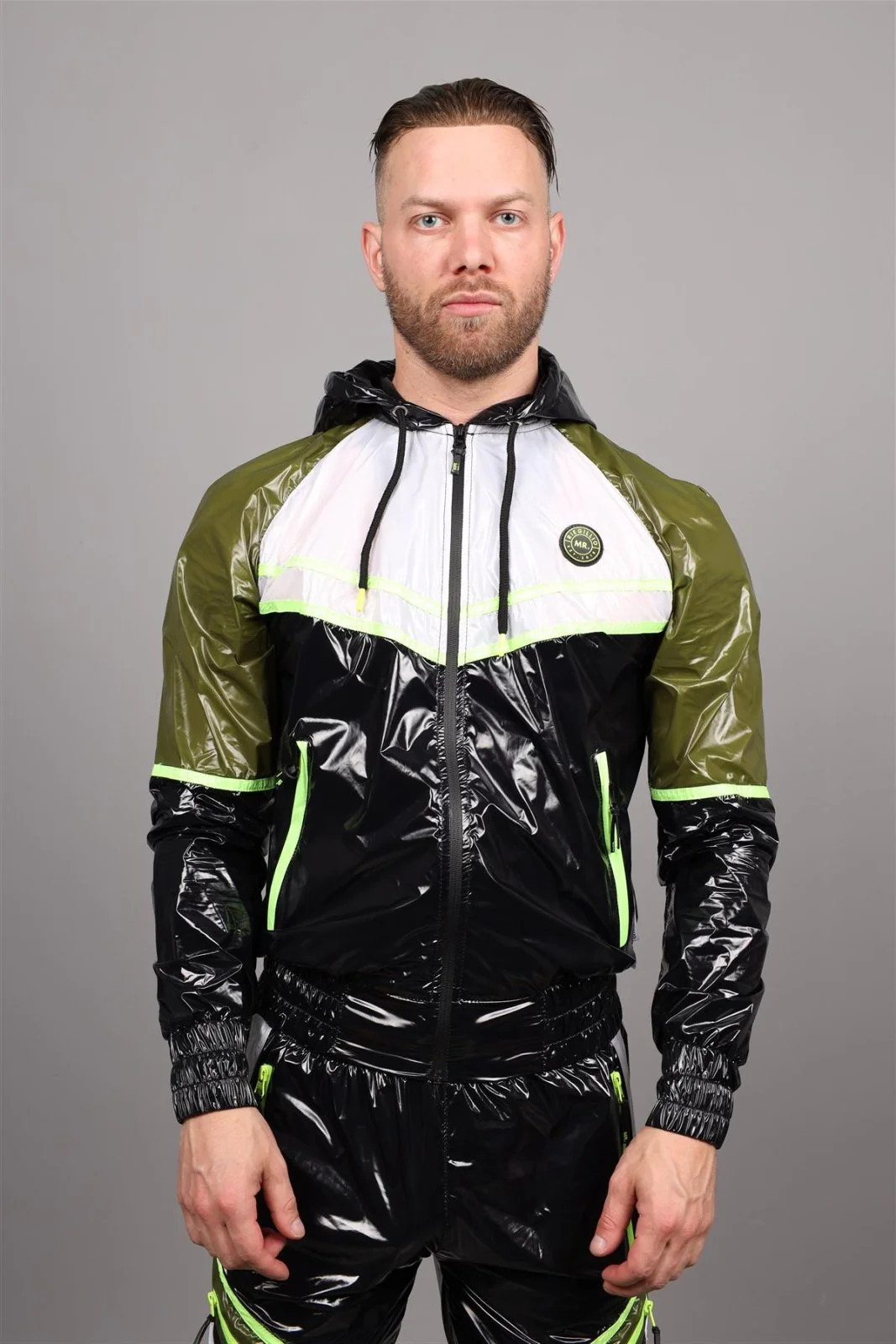 Funis Track Top, Green - Image 3