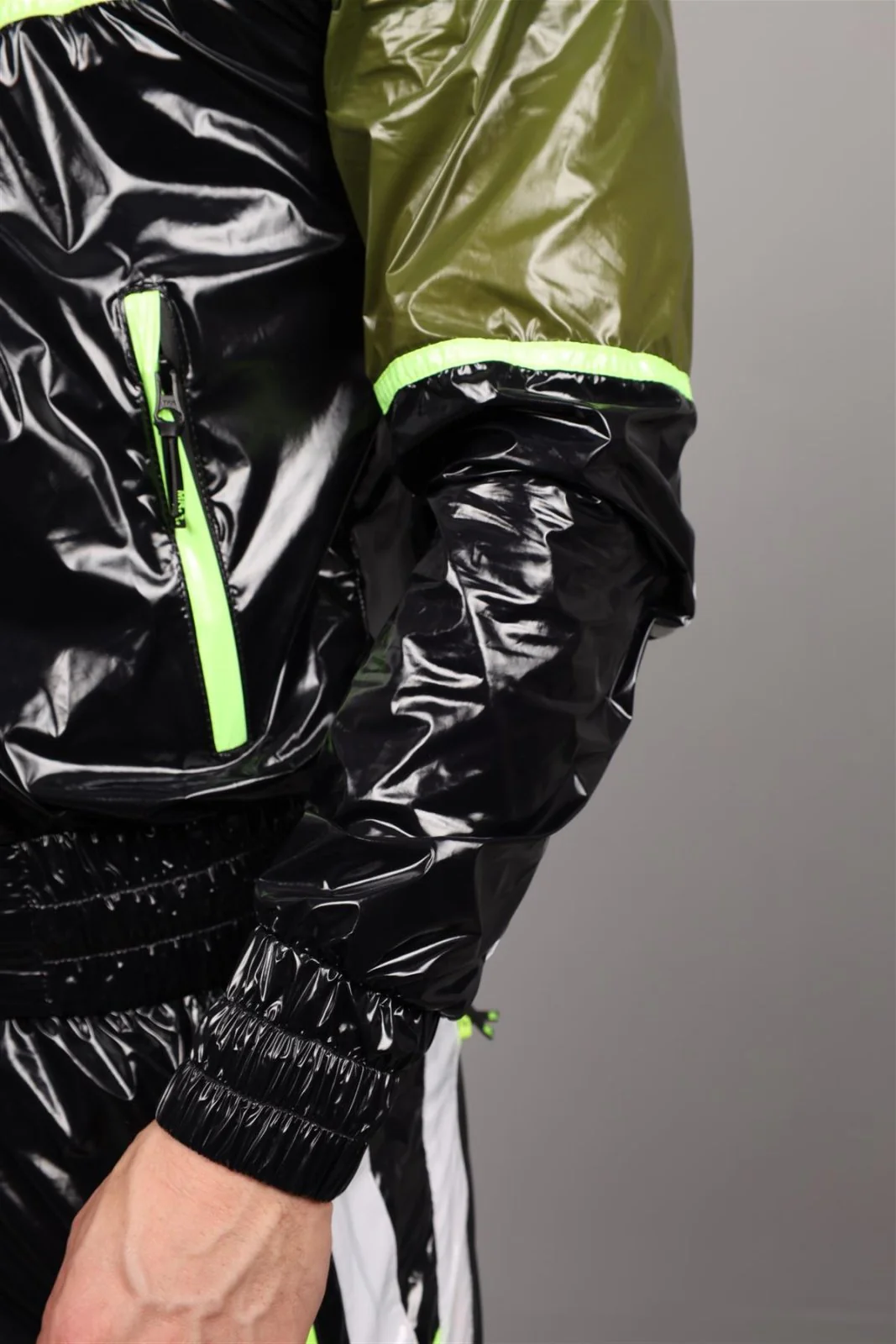 Funis Track Top, Green - Image 5
