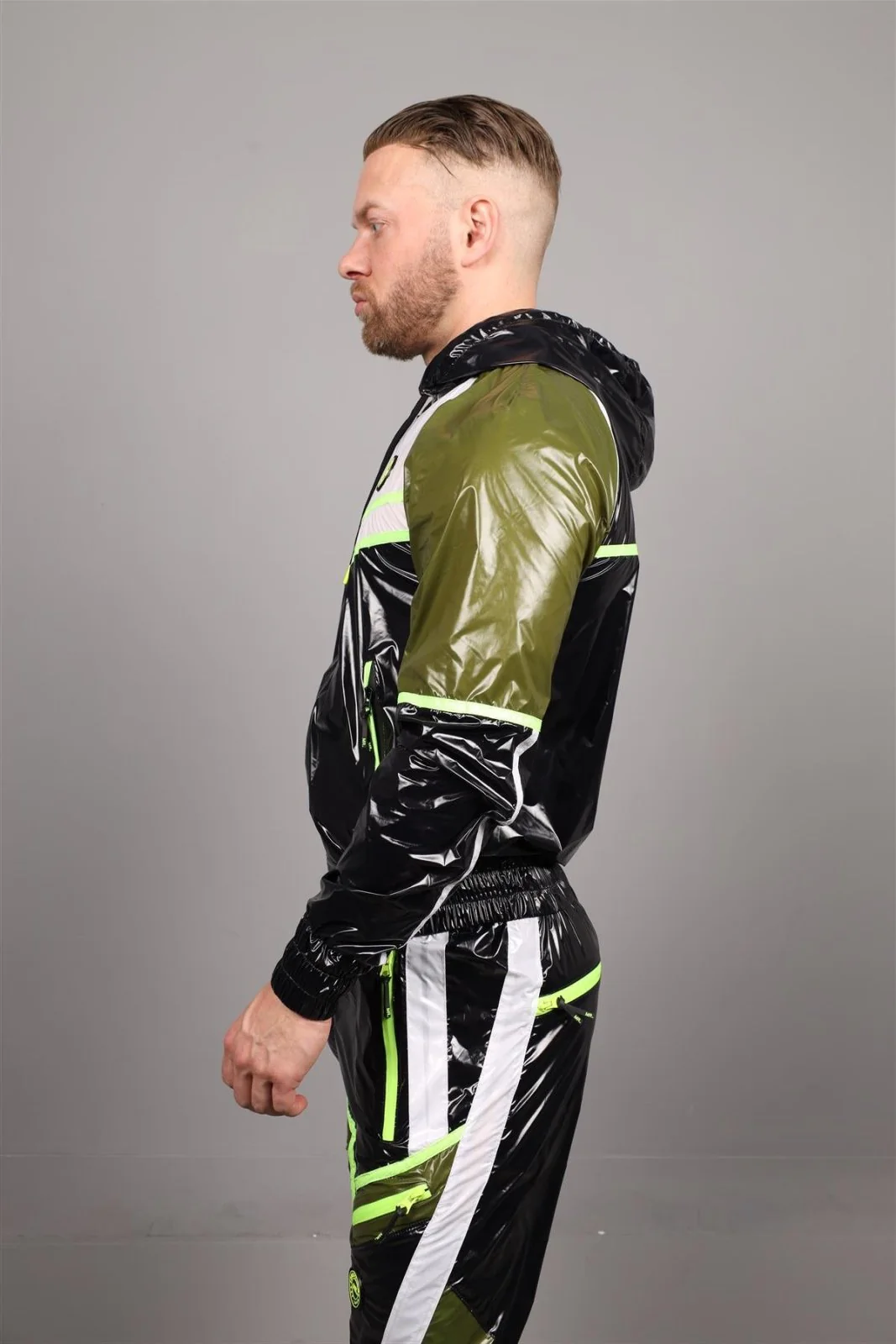 Funis Track Top, Green - Image 6