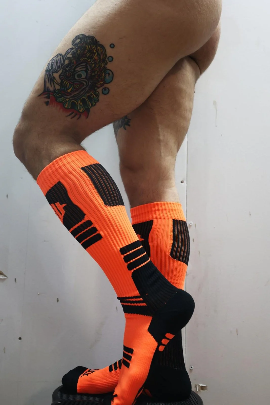 Breedwell Hypnotix Socks, Neon Orange