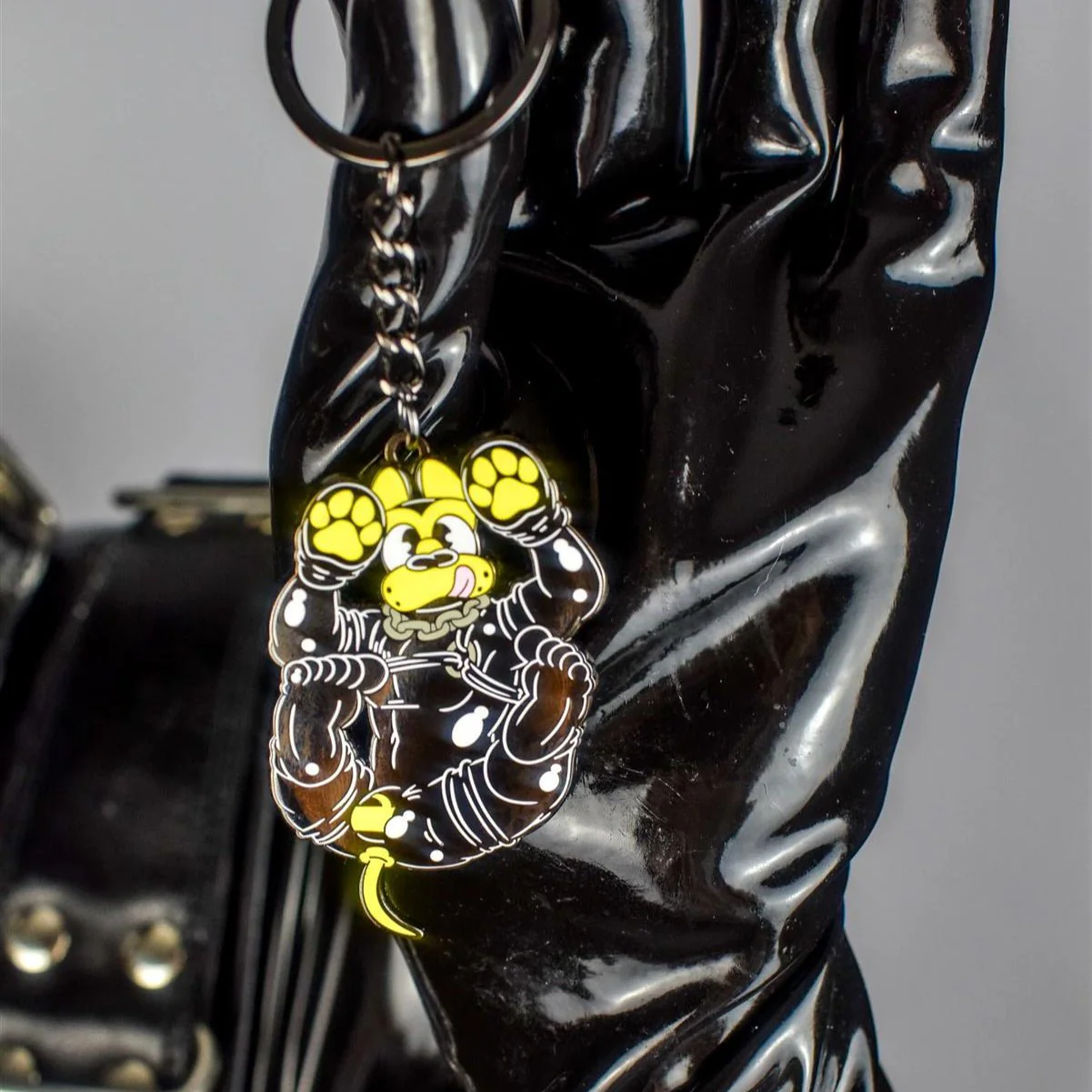 Good Boy Keychain Yellow