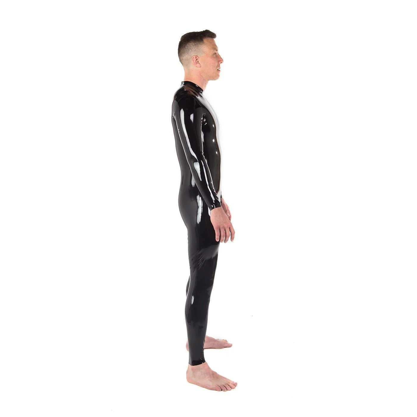Catsuit, Rear Entry, Black - Image 3