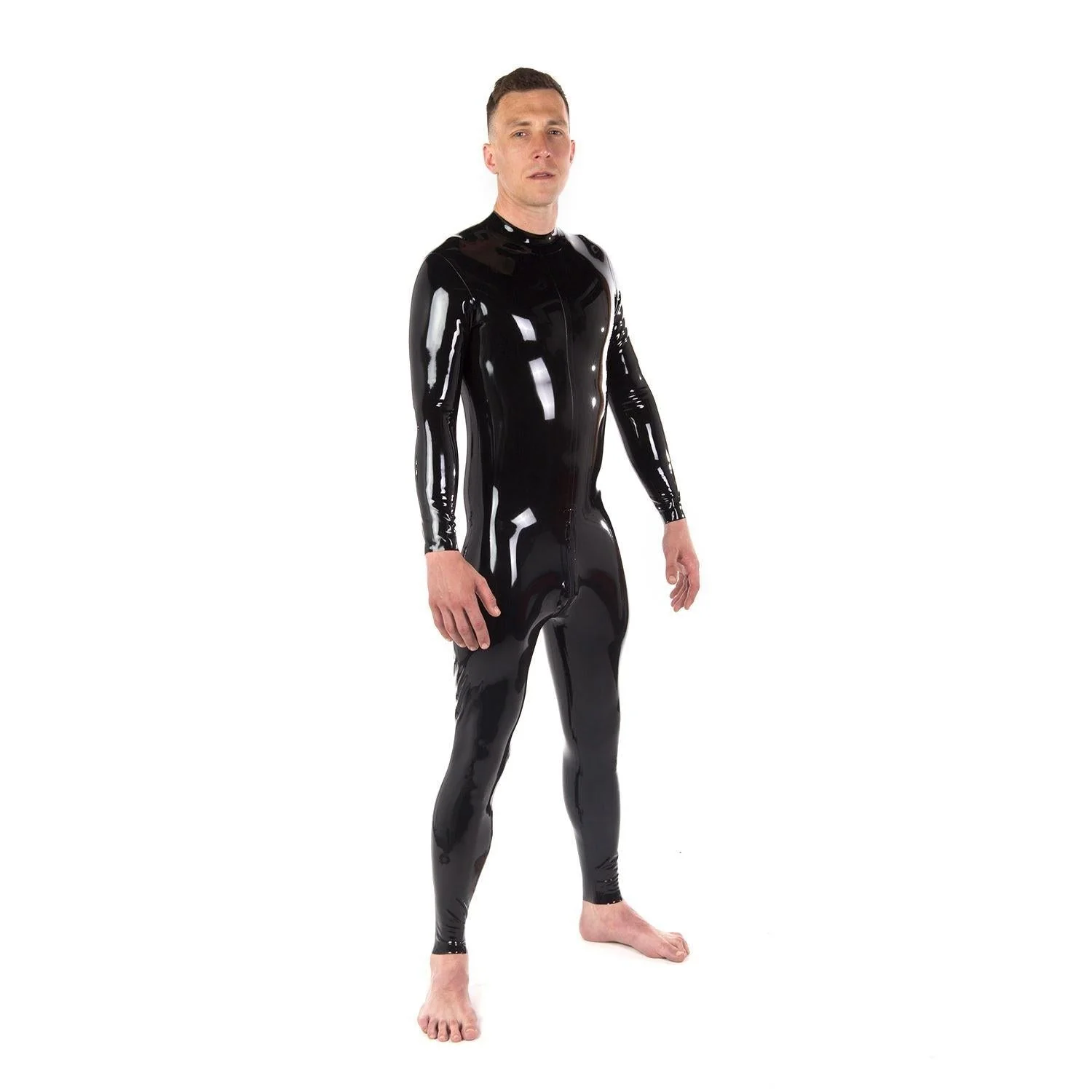 Catsuit, Rear Entry, Black - Image 4