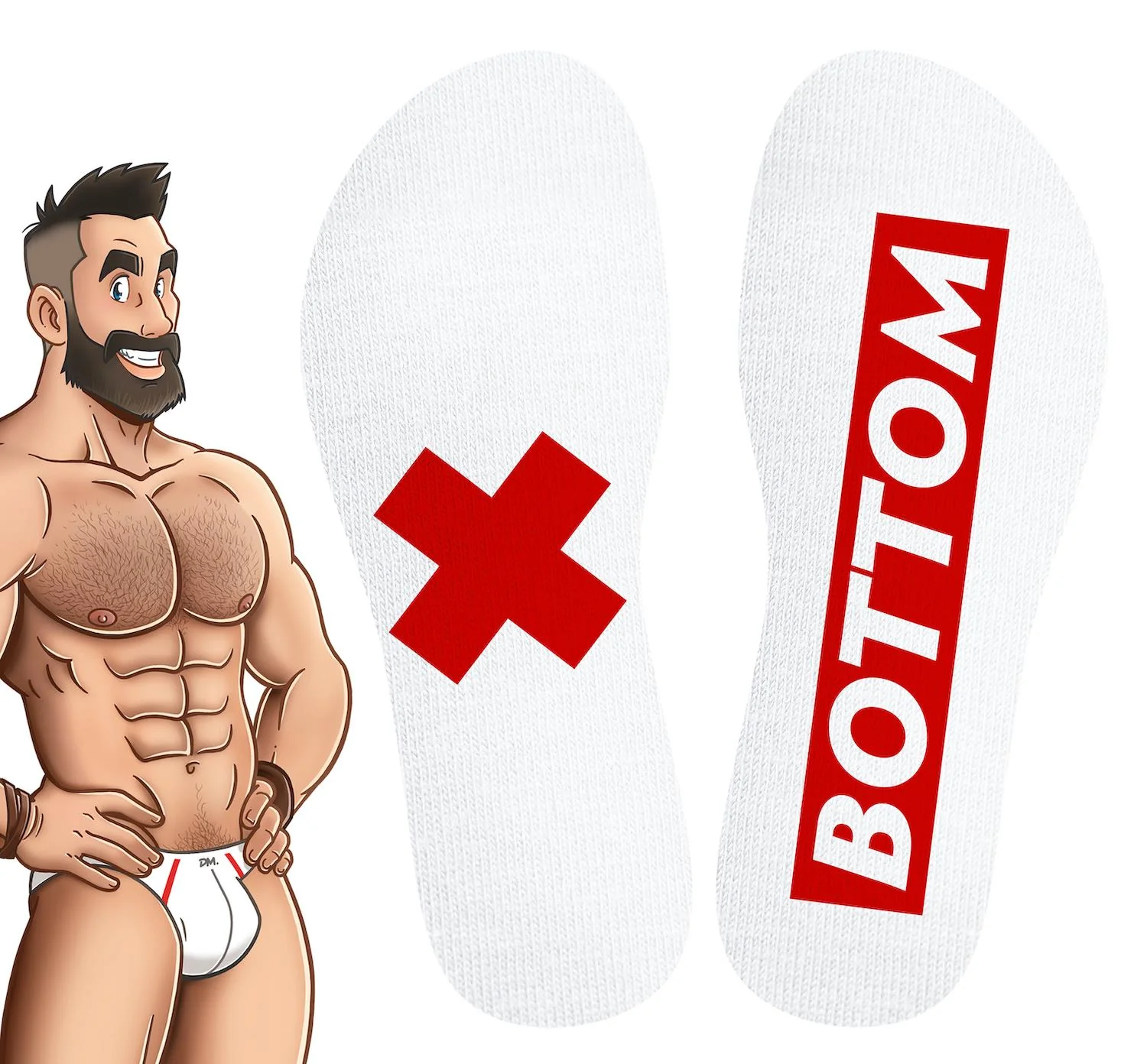SNEAKXX "Stripe Bottom" Skater Socks - Image 3