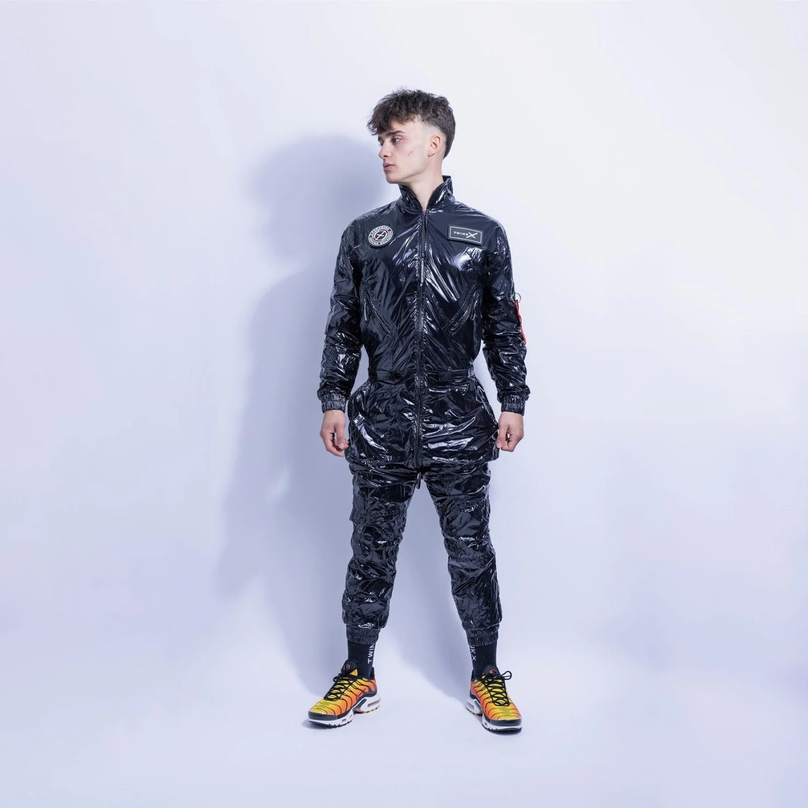 Twink X X-Force Flight Suit, Shiny Black