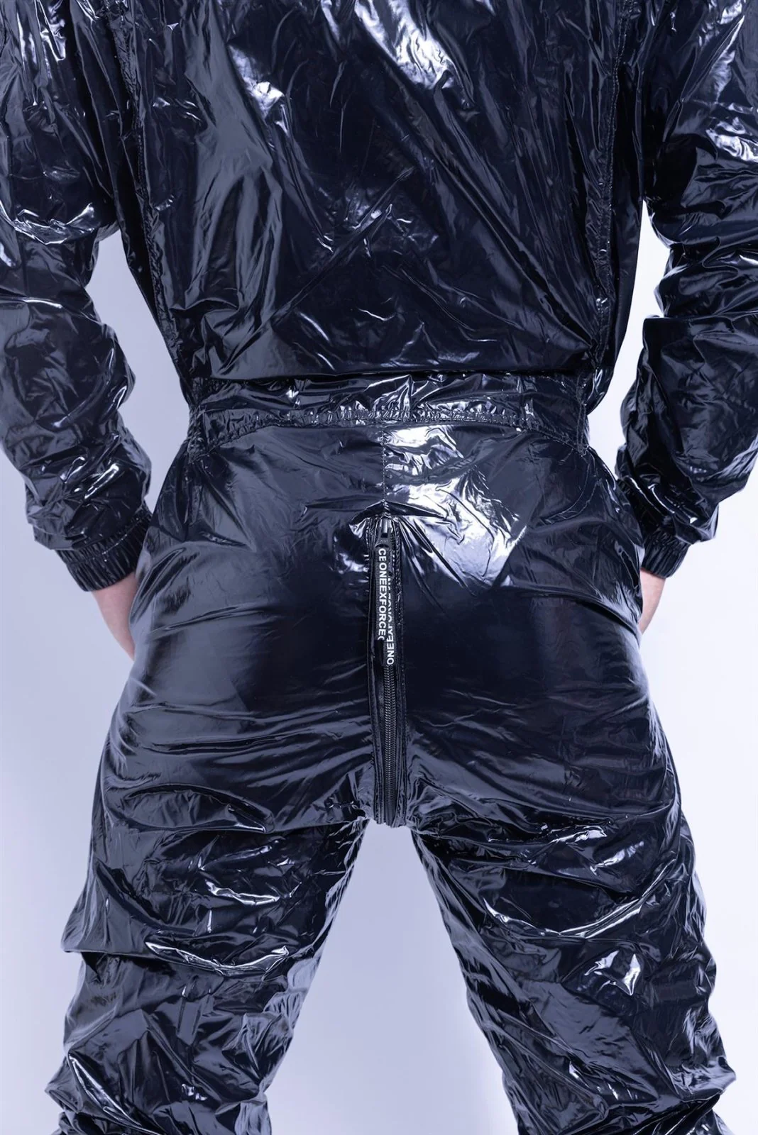 Twink X X-Force Flight Suit, Shiny Black - Image 7