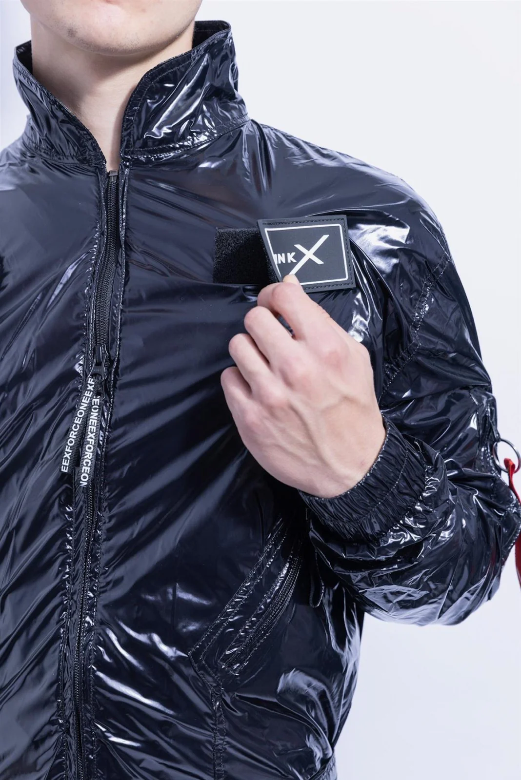 Twink X X-Force Flight Suit, Shiny Black - Image 8