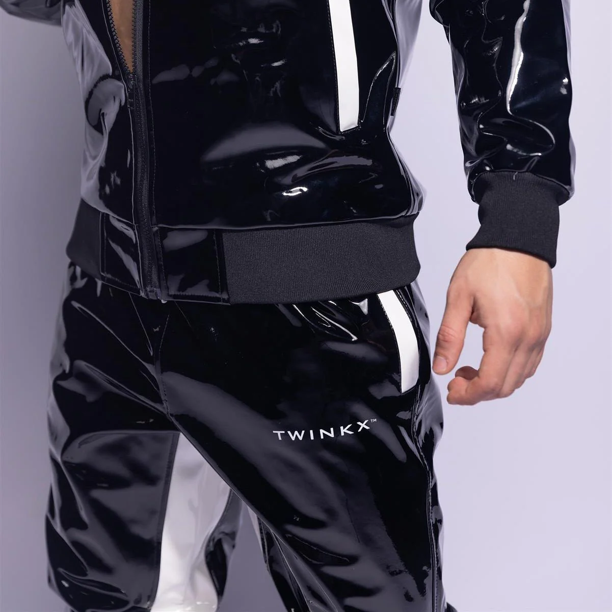 Twink X Datingstar Pants, Black/White - Image 5
