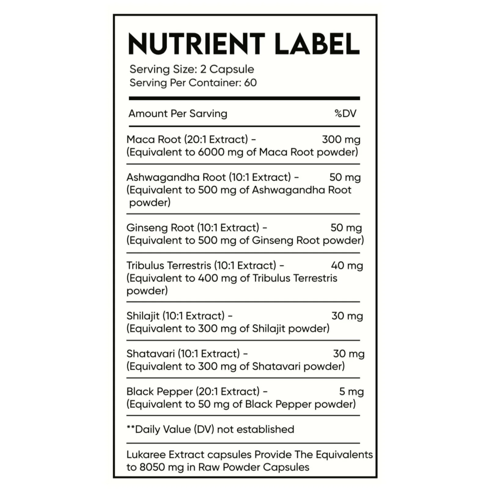 FRIEND OF DOROTHY HARD, Natural Libido Booster, 120 capsules - Image 4