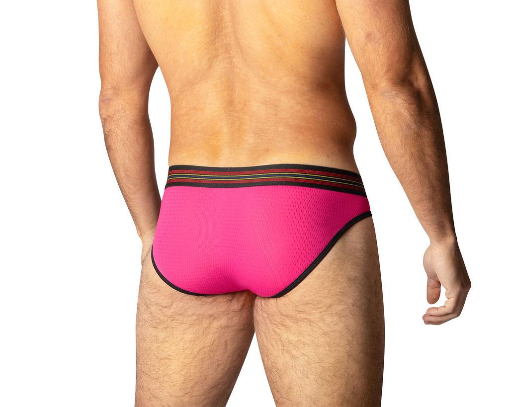 BIKE Mesh Brief, Hot Pink - Image 2