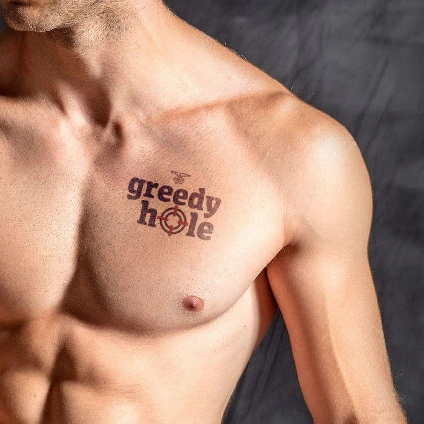 Greedy Hole, Temporary Tattoo - Image 2