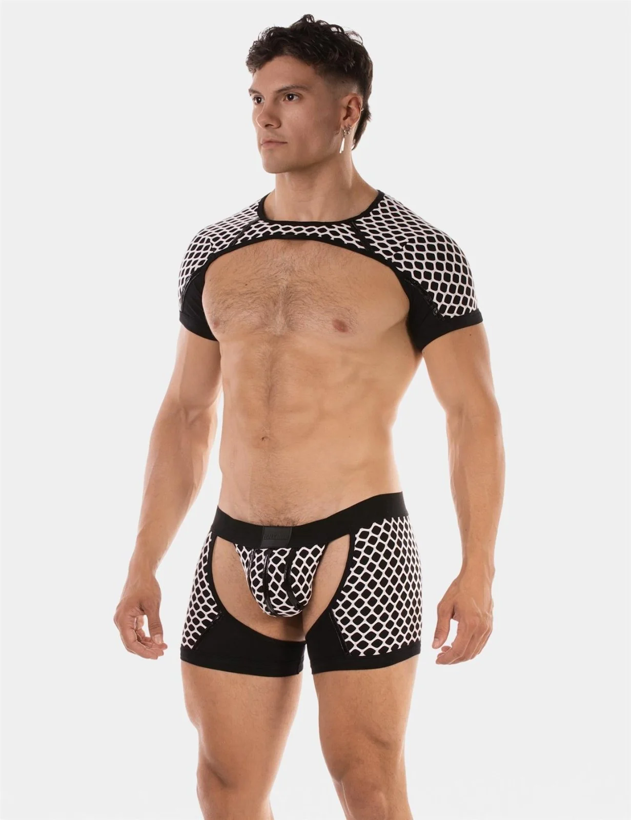 Shoulder Harness Ribo, White/Black - Image 3