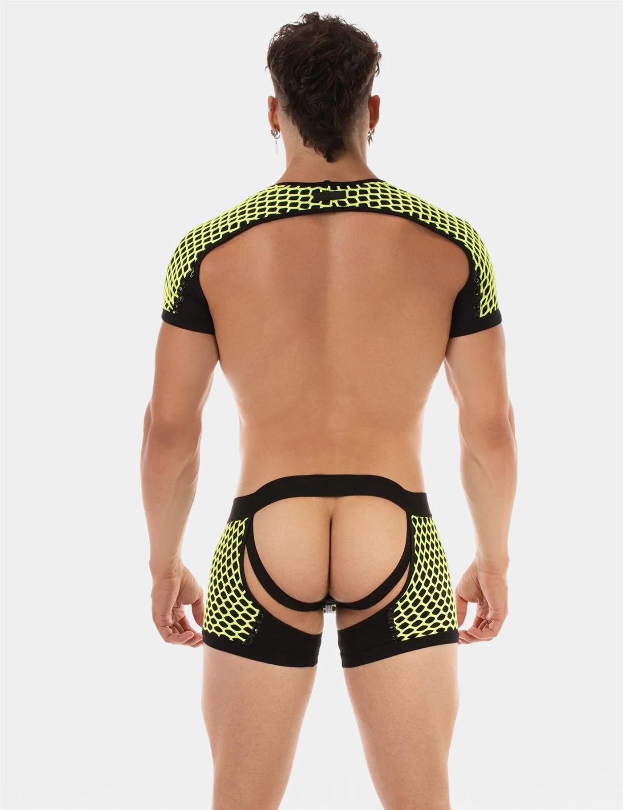 Shoulder Harness Ribo, Neon Yellow/Black - Image 4