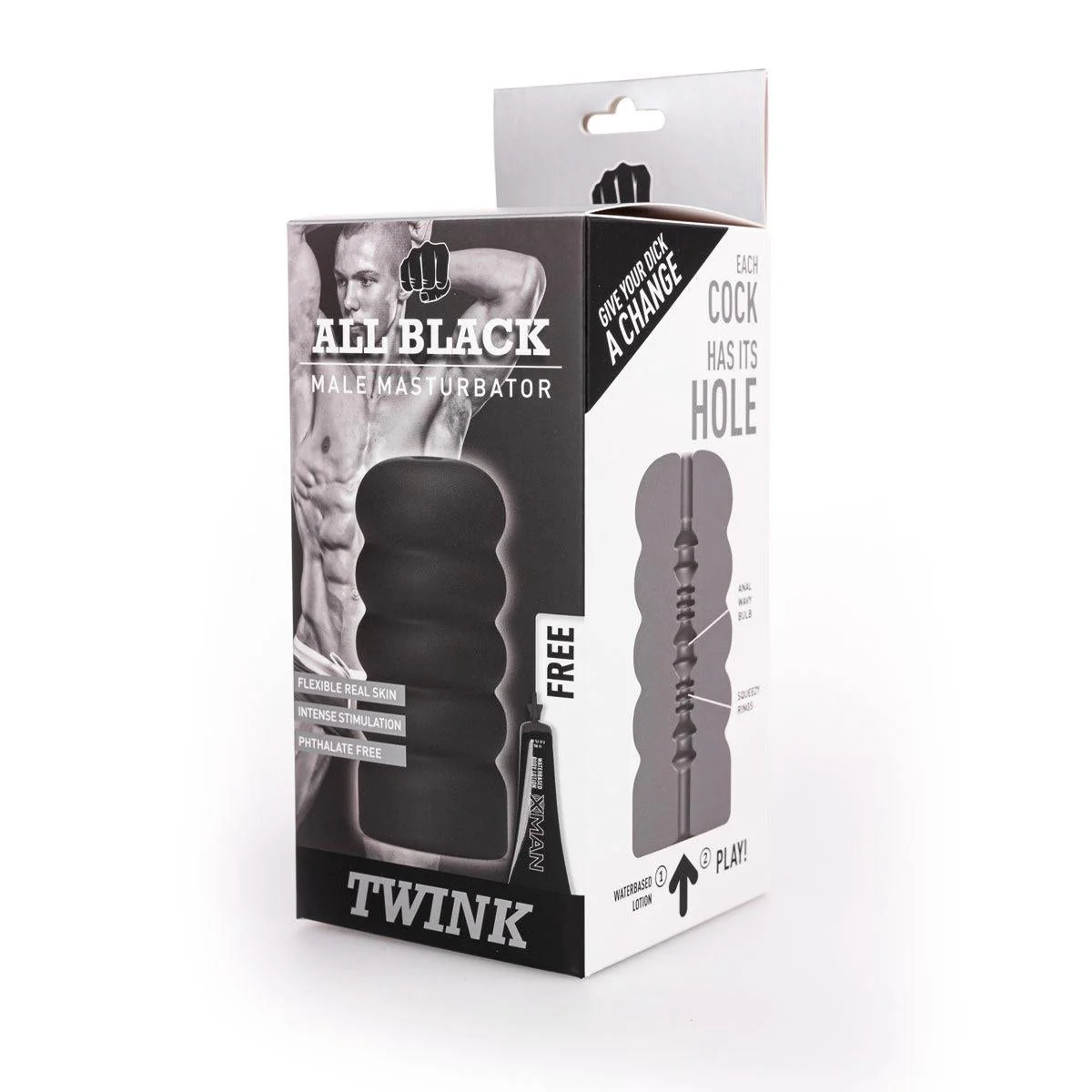 ALL BLACK Twink, Masturbator - Image 4