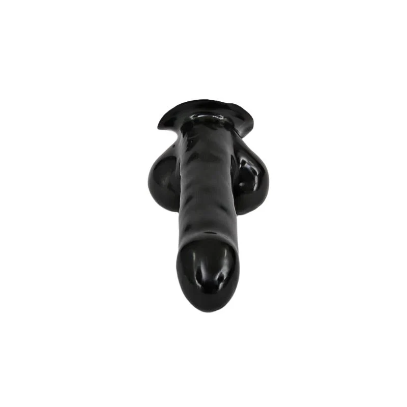 Rubber Anatomical Cock Sheath, Black, 0.6mm - Image 2