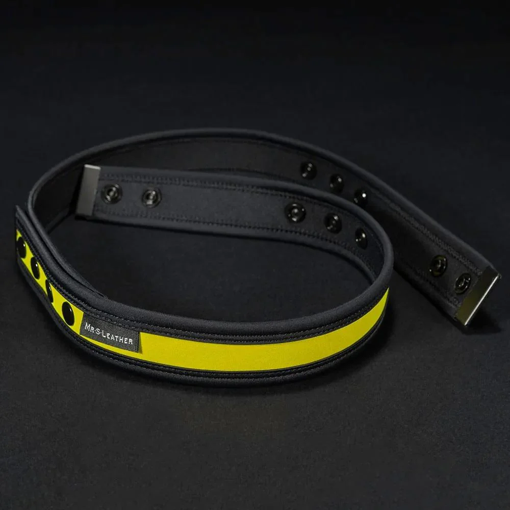 Neo Chastity Waist Strap, Yellow - Image 3