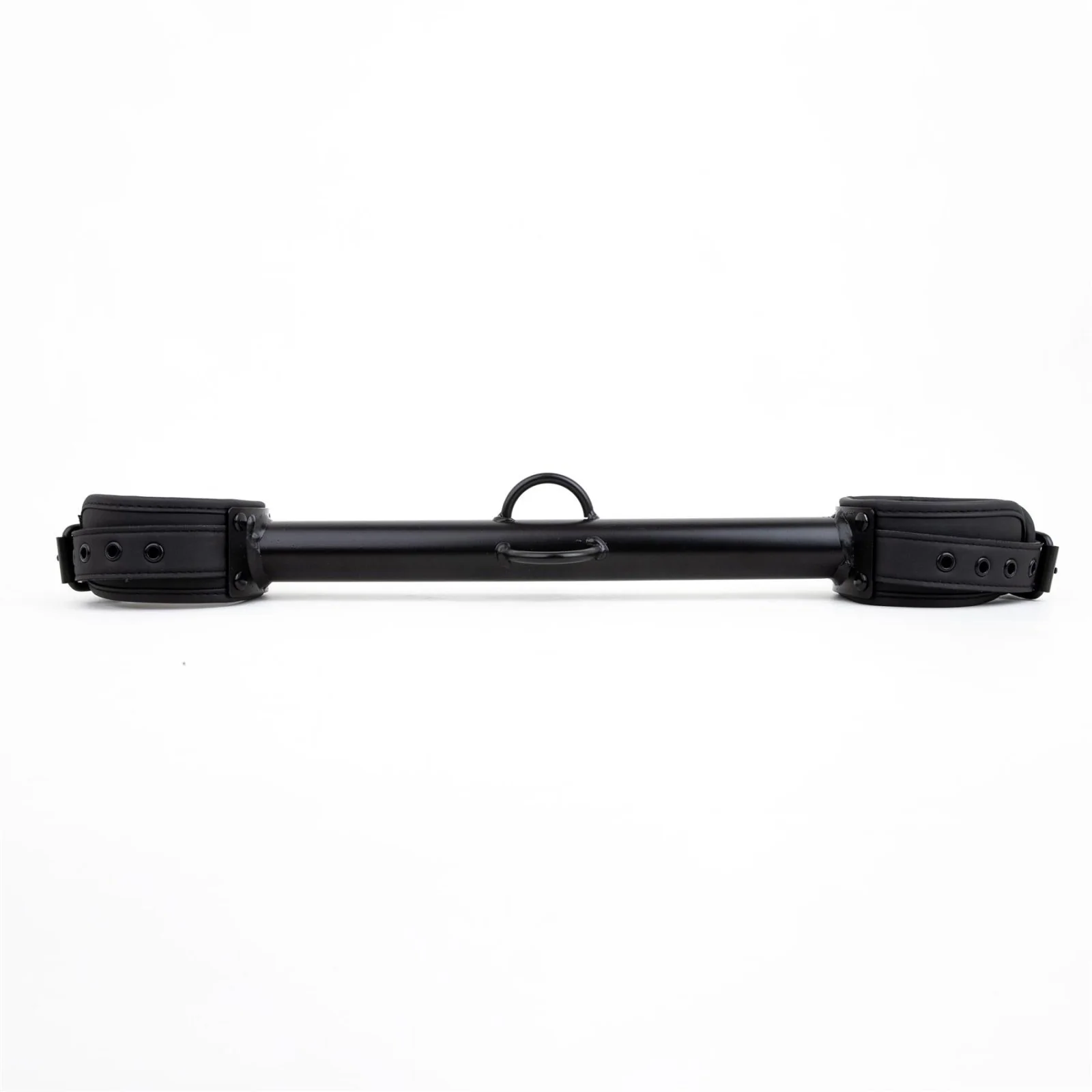 Big Barrel Spreader Bar, Neoprene Wrist Cuffs, 12", Black - Image 6