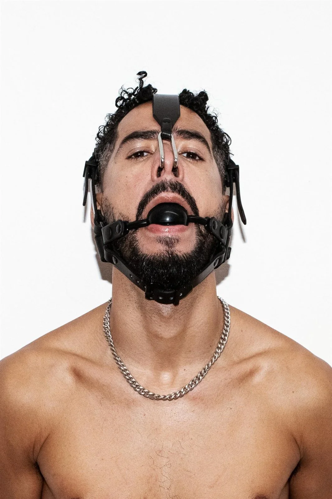 Ball Gag add on for Nose Hook Head Harness - Image 4