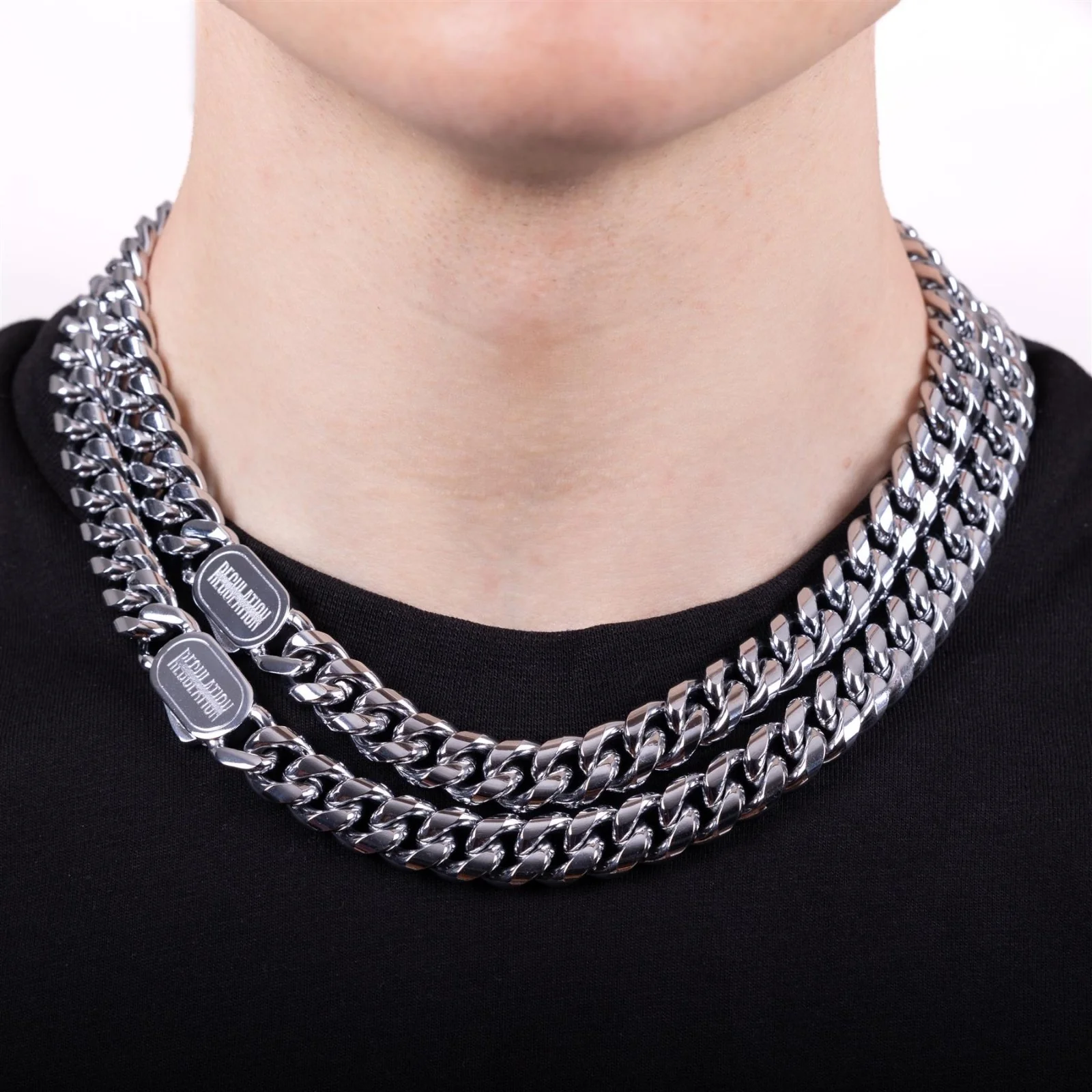 REGULATION 12mm Chain Necklace - 50cm - Image 4