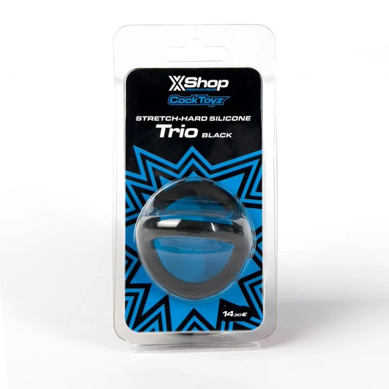 BOXER Stretch-Hard Silicone TRIO, Black