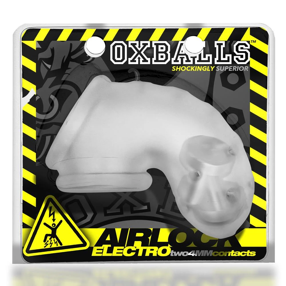 OXBALLS Airlock Electro Sheath, Clear Ice - Image 2