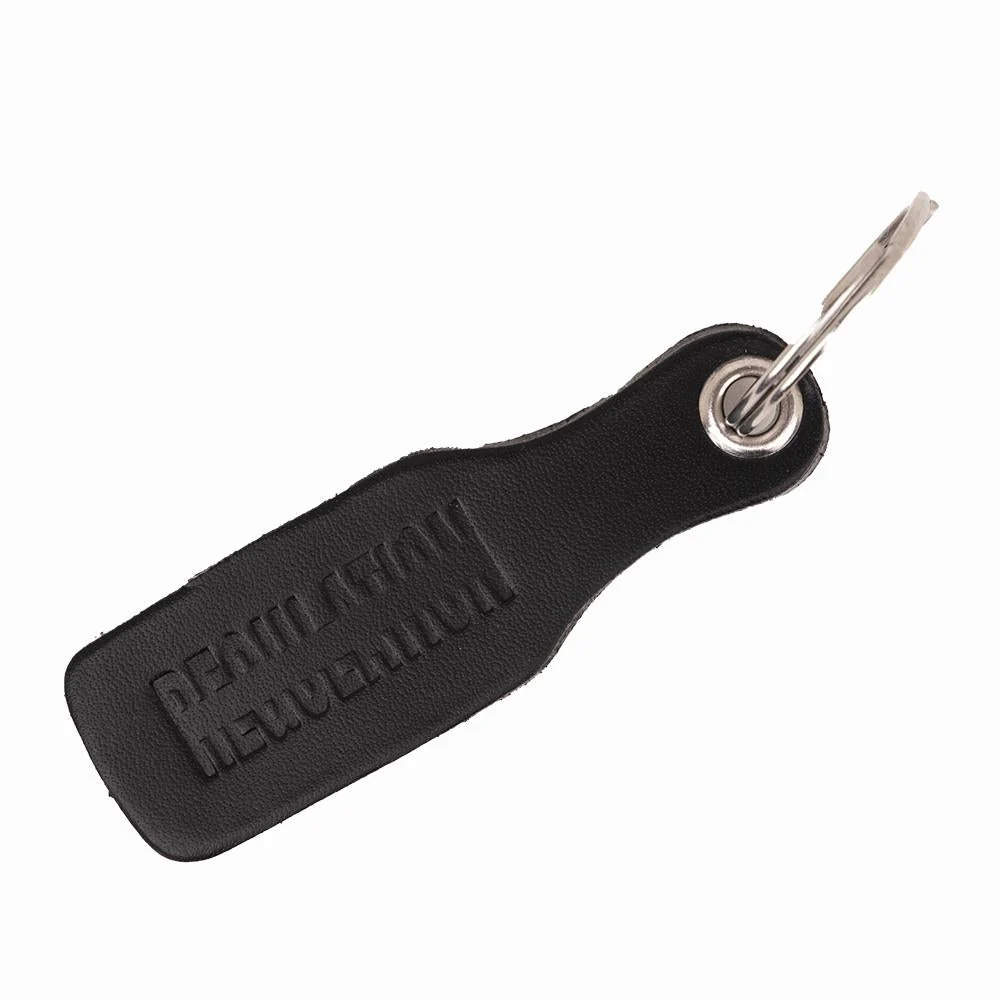 REGULATION Mini Leather Paddle Keyring