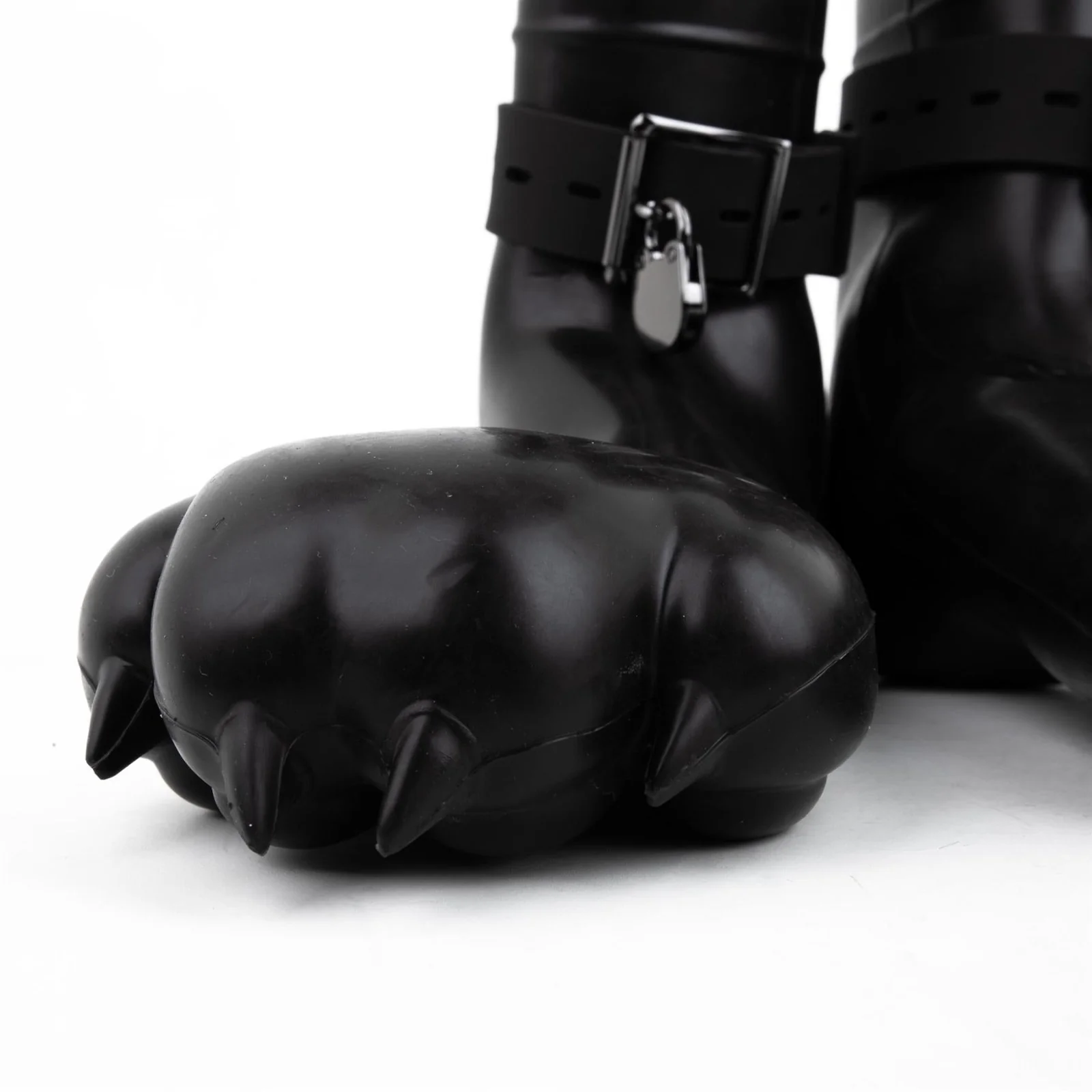 FURRJOI Silicone Canine Paw Feet with Bindings, Black - Image 6