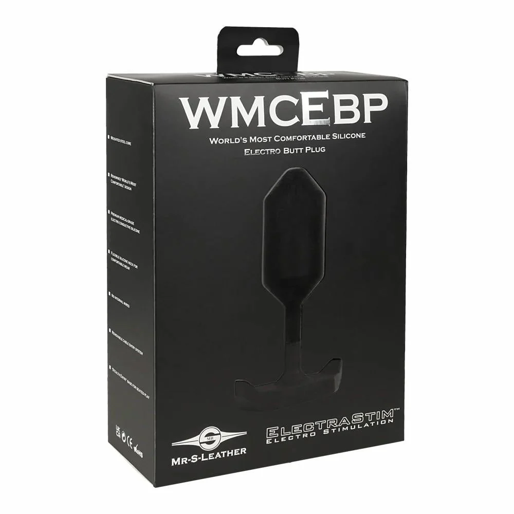 ELECTRASTIM & MR. S LEATHER Worlds Most Comfortable Electro Butt Plug, Silicone Noir - Image 6