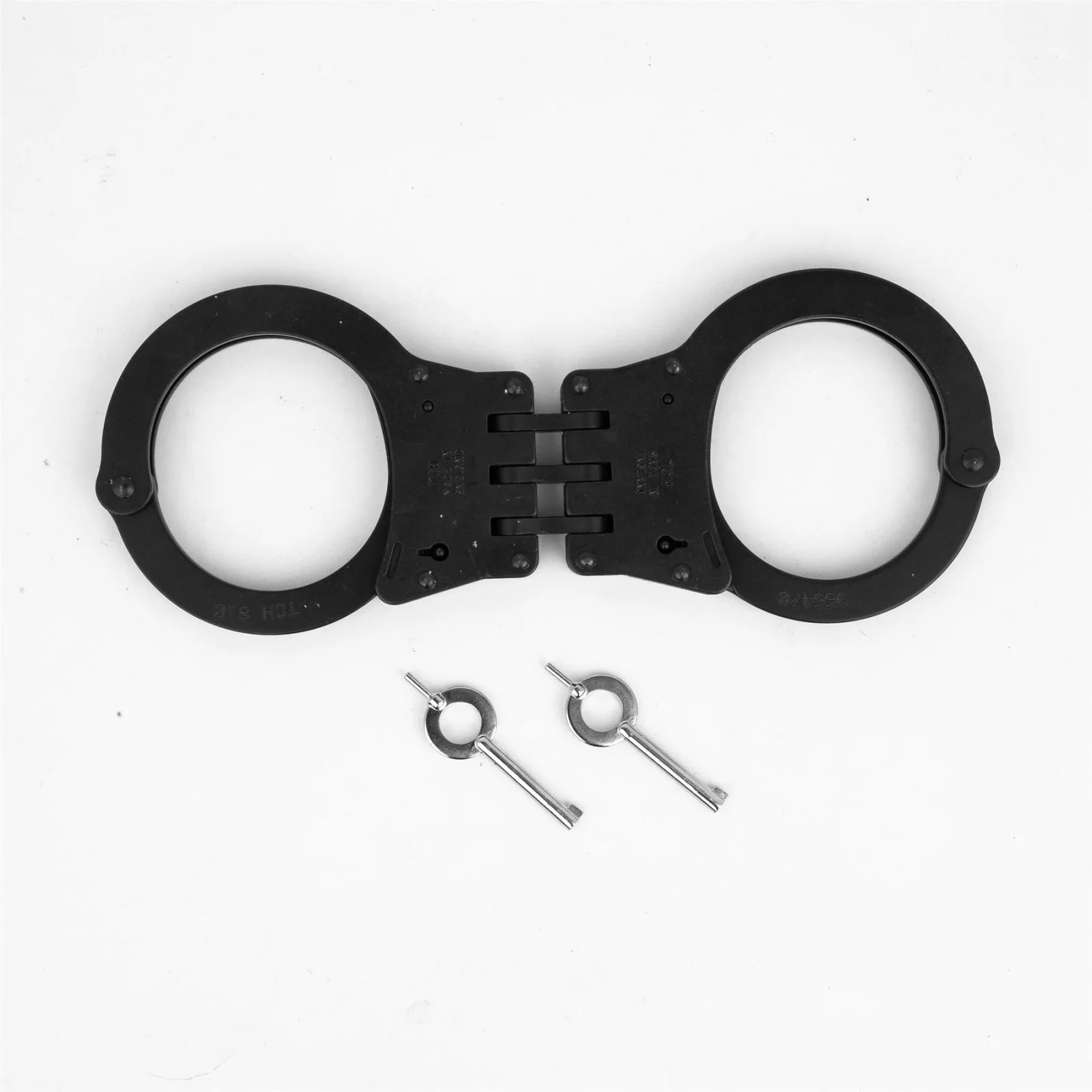 TCH, 810 Standard Hinge Handcuffs, Black
