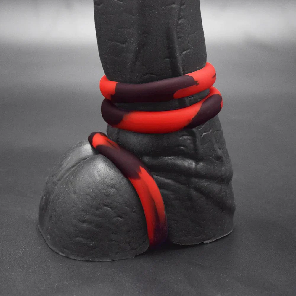 Tight Fit 3 Ring Pack, Forge Red