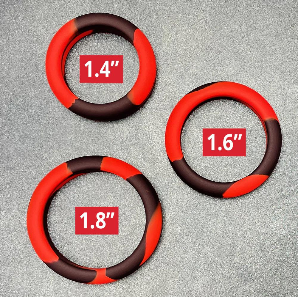 Tight Fit 3 Ring Pack, Forge Red - Image 2