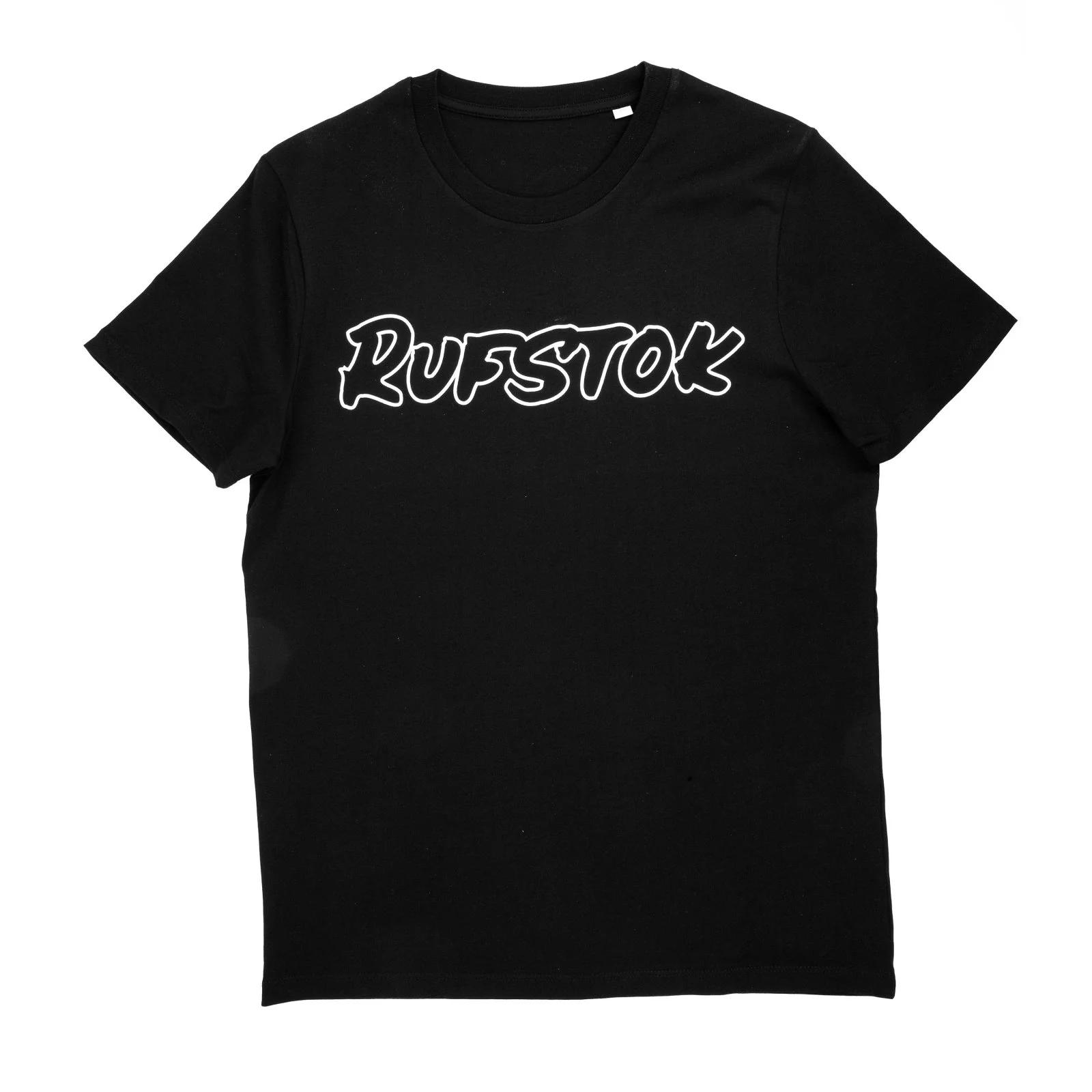Rufstok Outline Logo Cotton T-Shirt