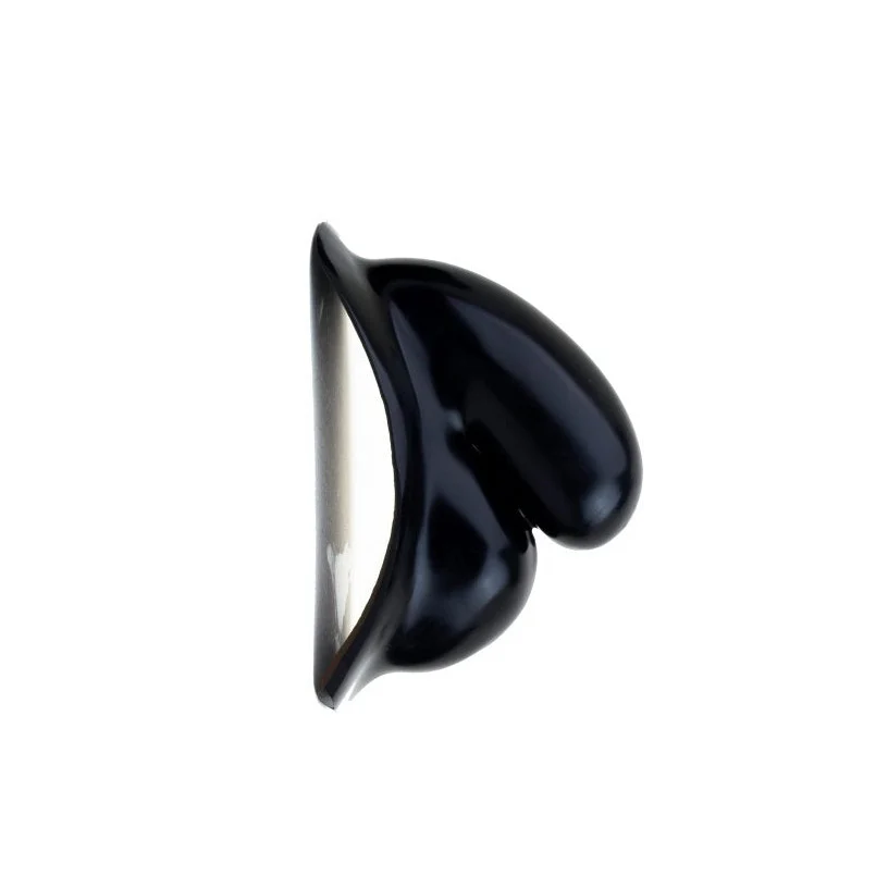 Rubber Chastity Sheath, Black,  3.5mm - 4mm, M
