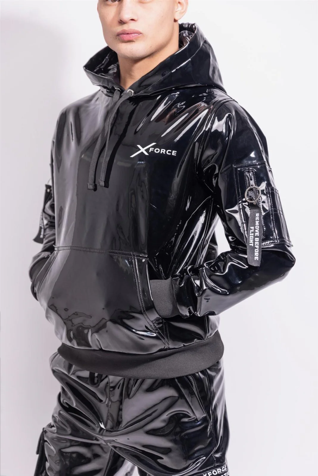 Twink X X-Force Flight Hoodie, Black - Image 6