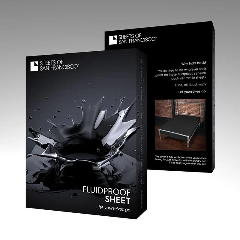 Sheets of San Francisco Fitted Sheets, King, Red - Image 3
