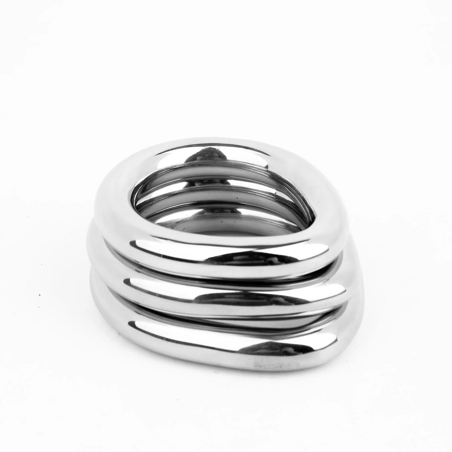 Flared Cock Ring, Stainless Steel - Image 2