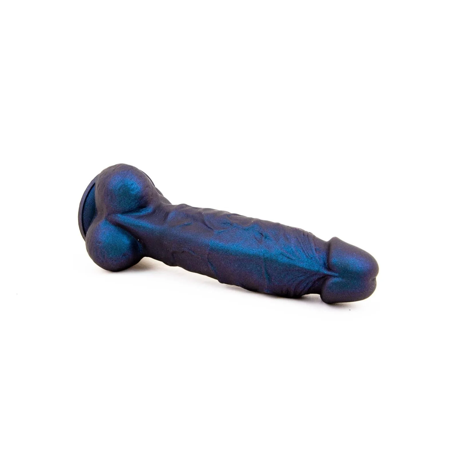 REGULATION Realisms, Suction Cup Dildo, 7.5'', Oil Slick Midnight - Image 4