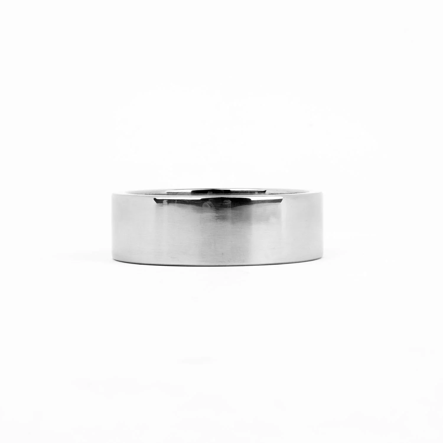Mega Wide Band Cock Ring, Polished Stainless Steel - Image 2