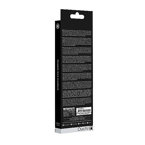Dripping Paraffin Wax Candles, Black - Image 3