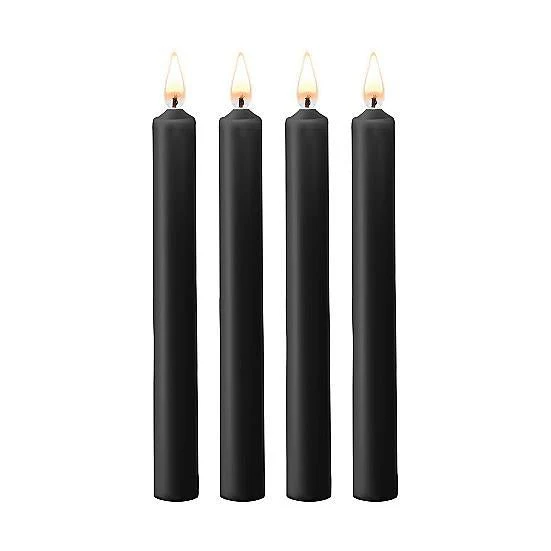 Dripping Paraffin Wax Candles, Black - Image 6