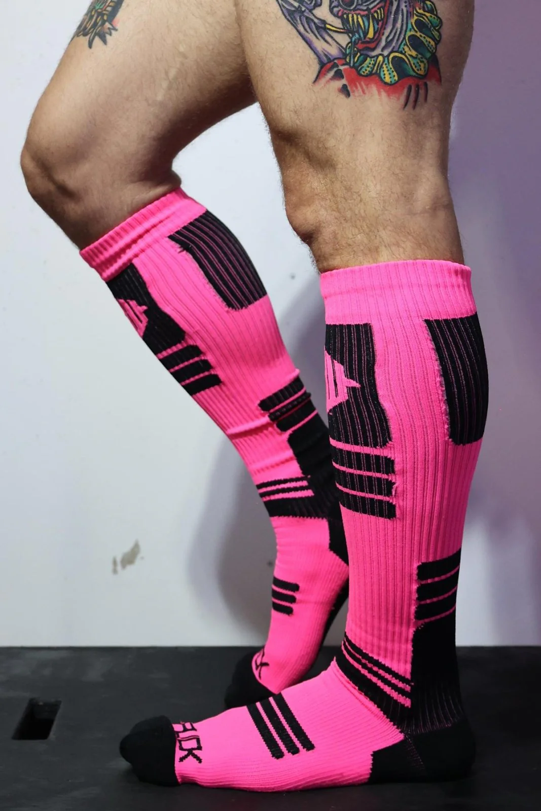Breedwell Hypnotix Socks, Neon Pink - Image 2
